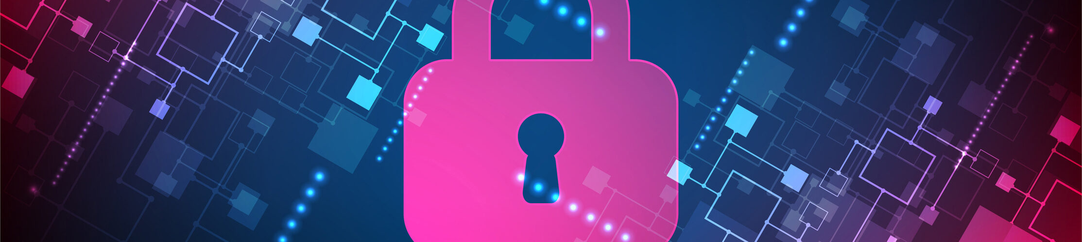 Protection concept. Protect mechanism, system privacy. Vector illustration.