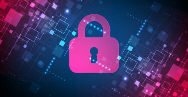 Protection concept. Protect mechanism, system privacy. Vector illustration.